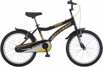 Salcano Attack 20 Siyah - Sarı Çocuk Bisikleti