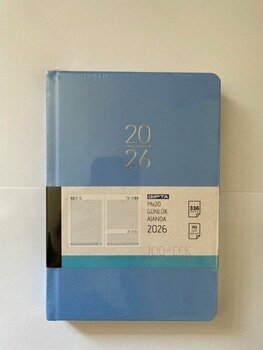 Gıpta 14X20 Günlük Ajanda 2026 100-ECK - Mavi