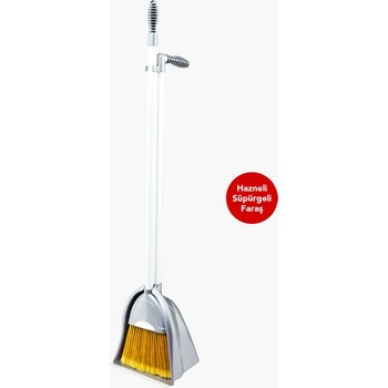 Topalak Ticaret Doğuş Hazneli Süpürgeli Faraş Seti Faraşlı Fırça Süpürge - 1 ADET