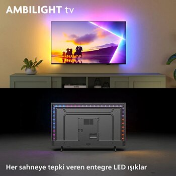 Philips Ambilight TV 55pus8500/62 4K UHD Qled 139cm 55" Smart TV Dolby Atmos Titan OS