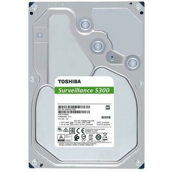 Toshiba 6tb S300 Surveillance 3.5 5400RPM 128MB Sata (HDWT860UZSVA)