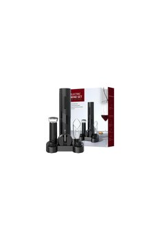 Horecamark Vosco VNS-01 Wine Opener Otomatik Tirbuşon Şarap Açacağı, Elektrikli, Siyah