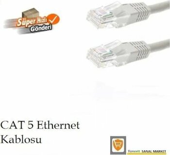 Cat 5 15 Metre RJ45 Ethernet Kablosu