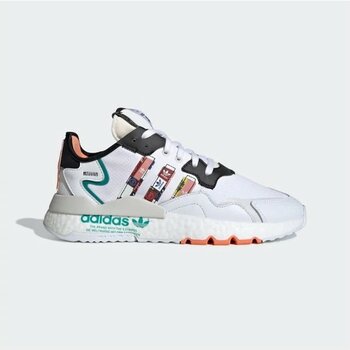 Adidas Nite Jogger Beyaz Erkek Günlük Spor Ayakkabı - 42 - 001 - Beyaz