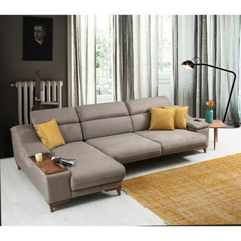 Dekorbizden Mustang Relax Köşe Koltuk Takımı - 301 - Siyah