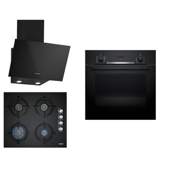 Bosch Hbf534eb3t - Pop6c6o10o - Dwk63pj60t 61t 3'lü Ankastre Set Siyah 273