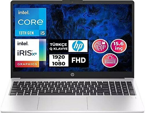 HP 250 G10 8A538EA 2 15.6 inç Intel Core i5 1335U 24 GB 512 GB SSD Intel Graphics FreeDOS