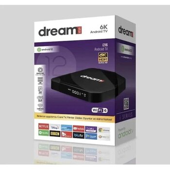 Dreamstar İ3 Android Box 4gbram 32gb Hafiza 2.4-5ghz 6k Hdr10+ Dolby