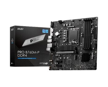 Msı Pro B760m-P Ddr4 4800(Oc) Ddr4 Hdmı Dp M.2 Atx 1700P