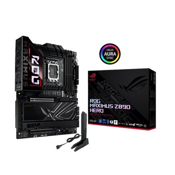 Asus Rog Maximus Z890 Hero Sc-1851 Z890 Ddr5 8800mhz 6xm2 Wifi7 2.5-5gbit Lan Atx Intel Anakart