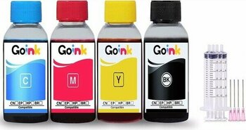 Goink Canon Pg 46 Mürekkep 4X100 ml (Muadil) - Renkli