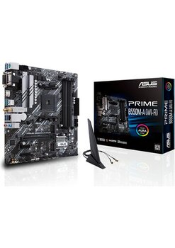 AsusPrıme B550M-A Wıfı Iı Amd B550 Am4 DDR4 4866 Hdmı Dvı Vga Çift M2 Usb3.2 Ax Wifi + Bt Argb Matx (Prıme B550M-A Wıfı Iı) Anakart