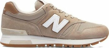 New Balance Bej Kadın Spor Ayakkabı – Konforlu Taban, File ve Süet Tasarım, Hafif ve Esnek, Günlük ve Spor Kullanım - 37