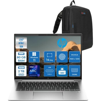 Hp Elitebook 840 G11 Wolfpro Intel ULTRA7-155H Aı 80GB Ddr5 2tb SSD 14"wuxga (1920 x 1200), IPS 400NITS WINDOWS11PRO Dizüstü Bilgisayar BB2RK8ESW27...