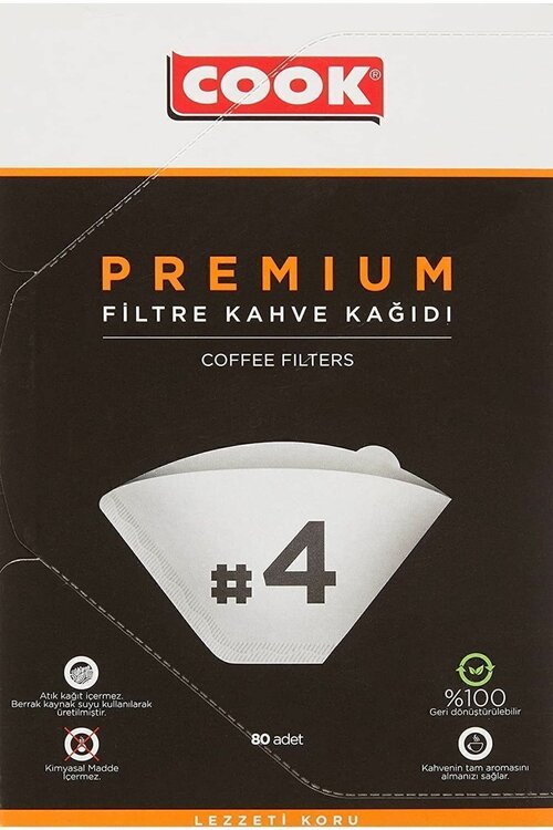 Cook Filtre Kahve Kağıdı No:4 80'li