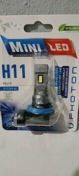 Photon H11 şimşek etkili led zenon Mini Compact  LED Oto Ampul Photon 2li Set 2ADET 12-24v