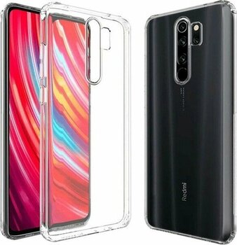 Xiaomi Redmi Note 8 Pro Uyumlu Şeffaf Kılıf Ultra Koruma Hassas Ince Tasarım -Kamera Korumalı - Beyaz