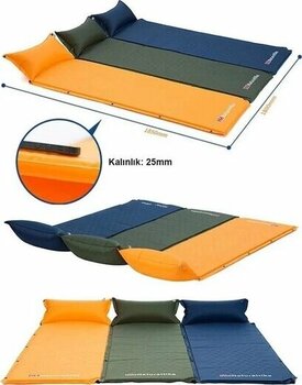 Naturehike Ultralight Şişme Kamp Matı 185*60*2.5 Cm Sarı