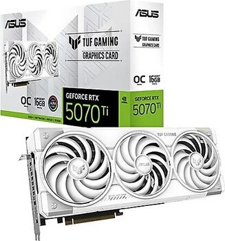 Asus 12Gb Tuf Gamıng Rtx5070tı-O16g Whıte Gddr7 Hdmı-Dp Pcıe 5.0 Beyaz