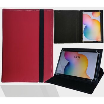 ZDN Case Reeder M7 Plus 7" IPS , Nougat, 1gb - 8 GB Tablet Uyumlu Standlı Üniversal Kapaklı Tablet Kılıfı - Kırmızı