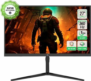GamePower Rapid 27 inç 16:9 IPS 360 Hz 1920x1080 Gaming Monitör