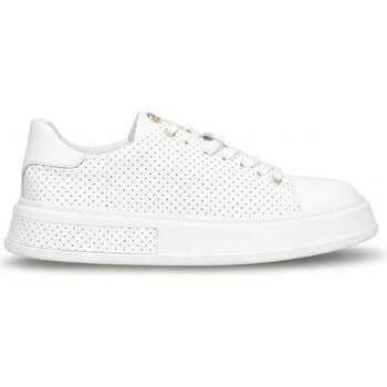 John Richardo 24408 Erkek Hakiki Deri Klasik Sneaker Beyaz - 41