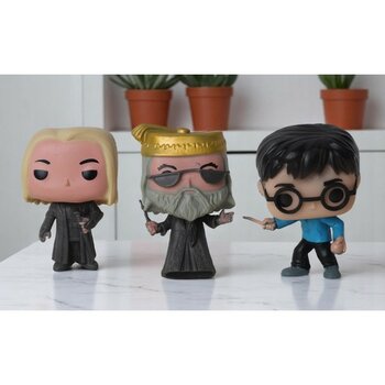 Harry Potter Pop Stil Lucius Malfoy Albus Dumbledore Harry Potter 3lü Karakter Figür Oyuncak 10 Cm.