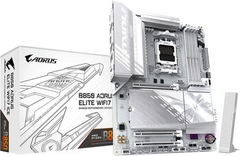 Gigabyte B850 Aorus Elite WIFI7 Ice AMD AM5 DDR5 ATX Anakart