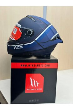 MT Helmets THUNDER 4 SV R25 C7 MAT MAVİ FULLFACE MOTOSİKLET KASKI