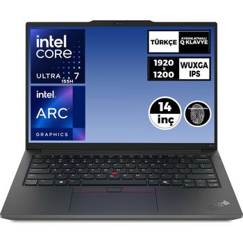 Lenovo Thinkpad E14 Gen 6 Ultra 7 155H 16GB 1tb SSD 14" Wuxga W11P Notebook 21M70031TX 012 - 1 TB - 16 GB