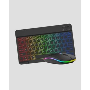 Rgb Aydınlatmalı Q Klavye Türkçe Karakter Destekli - Çok Renkli