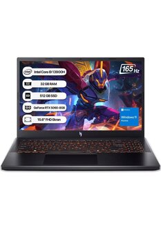 ACER Nitro V15 NH.QZAEY.004-32 İ9 13900H 32GB 512GB SSD RTX5060-8GB 165Hz 15,6\" W11 Home Notebook
