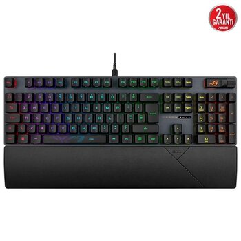 Asus Rog Strix Scope Iı Rx Aura Sync Rgb Mekanik Türkçe Tuş Dizilimi Rog Rx Red Swıtch Ip57 Multı Fonksiyonel Oyuncu Klavyesi