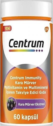 Centrum Immunity Kara Mürver Multivitamin 60 Kapsül
