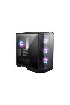 MSI MAG PANO M100R PZ Black 4x120mm ARGB Fan USB 3.2 Micro-ATX Tower Gaming (Oyuncu) Kasa