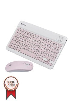 TorimaKablosuz Klavye Mouse Seti TMK-04 Pembe