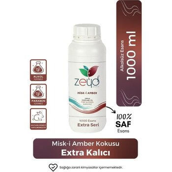 Zeyd Misk-I Amber Litrelik Parfüm Esansı - 1000 ml Extra