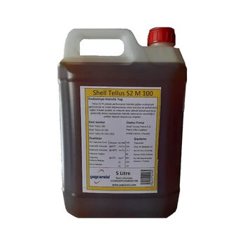 Shell Tellus S2 M 100 Endüstriyel Hidrolik Yağı 5 L