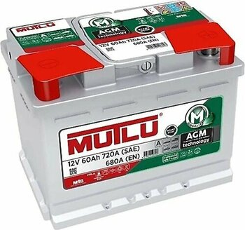 Mutlu AGM Start-Stop 12 V 60 Ah 680 EN Akü