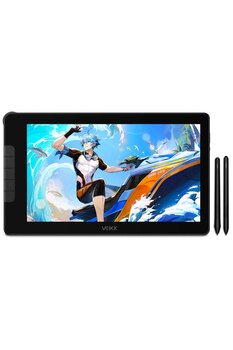 Veikk 16384 Uyumlu Levels 5080 LPI 15.6\" FHD IPS Grafik Tablet + 2 Adet Kalem