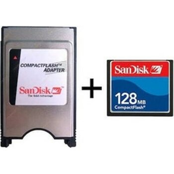 Pmr 128 MB Compact Flash Hafıza Kartı+Pcmıa Compact Kart Okuyucu