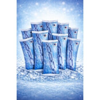 Abnturk 10 Adet Buz Aküsü Jel Içerikli Buz Aküsü - Renkli - 0,50 lt