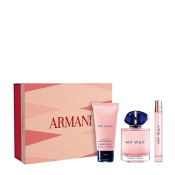 Giorgio Armani My Way Edp 90 Ml + Body Lotion 50 Ml + Edp 10 Ml