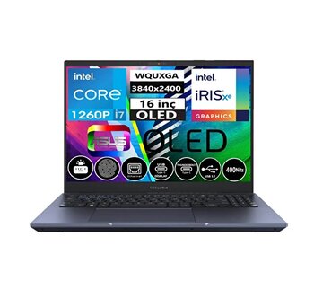 Asus ExpertBook B5602cba-ı71260165ar39 Intel Core i7-1260P 16" 32 GB Ddr5 RAM 1 TB SSD Oled W11 Home Notebook