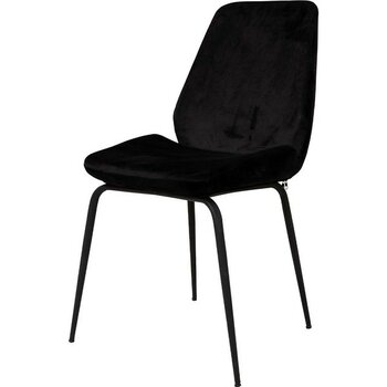 Storish Violet 2'li Sandalye - Siyah