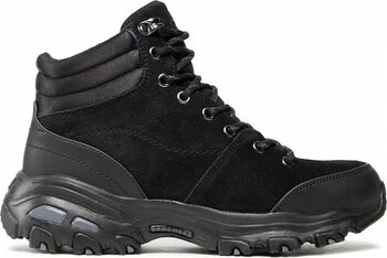 Skechers 167264-bbk D-lites New Chills Kadın Siyah Süet Spor Bot Siyah 39
