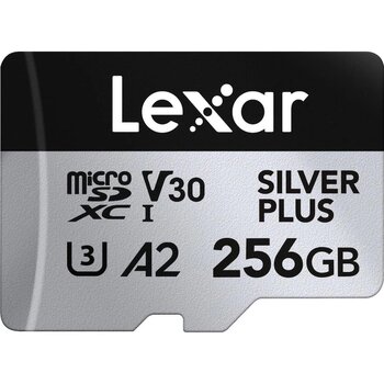 Lexar 256 Gb Silver Plus 205 Mb/s 4k V30 Uhsi Micro Sd Hafıza Kartı