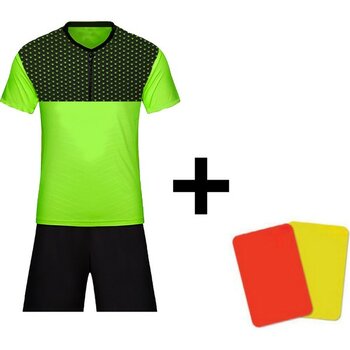 Foreak Hakem Forması (Basit Şort+Hakem Kartı) - Yeşil - L