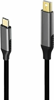 Daytona K-02E 1,8 m Gri Type-C to Mini DisplayPort Görüntü Aktarım Kablosu