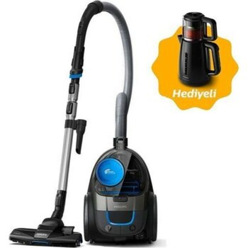 Philips Powerpro City Toz Torbasız Süpürge 1000 Watt HEPA Filtreli 1,5 Litre Toz Haznesi ile Güçlü Temizlik - Beyaz